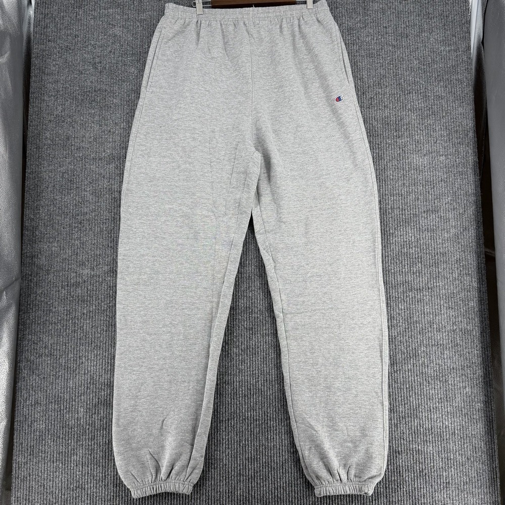 Champion Men's Oxford Gray Sweatpants Joggers XL Tall Embroidered Logo NWT